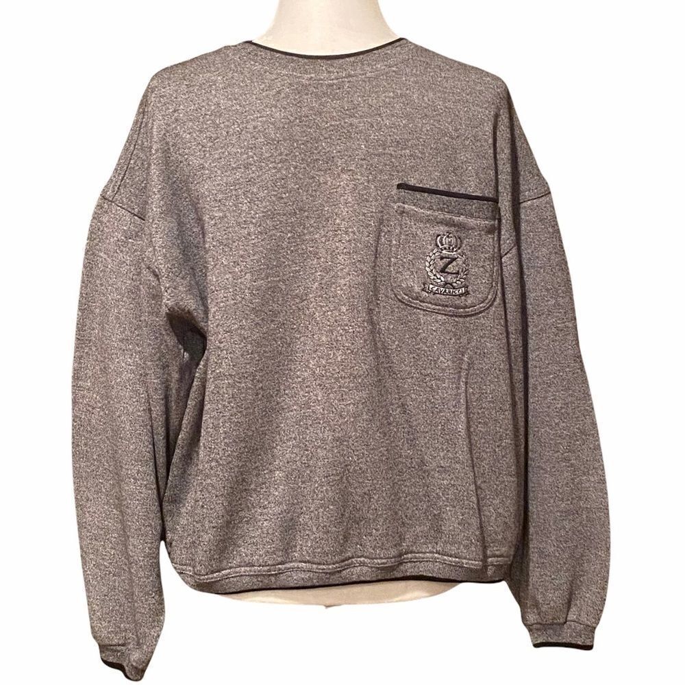 Z Cavaricci Vintage Grey Sweatshirt Size Large